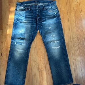 Ralph Lauren Men's Dark Blue Straight Jeans